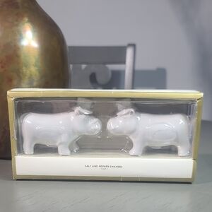 Target White Hippo Salt and Pepper Shakers